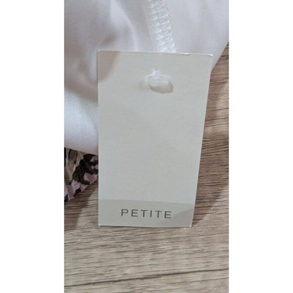 Cato Size 14/16WP  White Flutter Sleeve Butterfly Print Top blouse - Picture 5 of 6